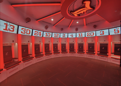 University of Louisville Men's Basketball Locker Room