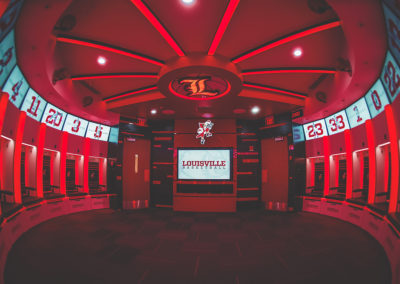 University of Louisville Basketball Locker Room